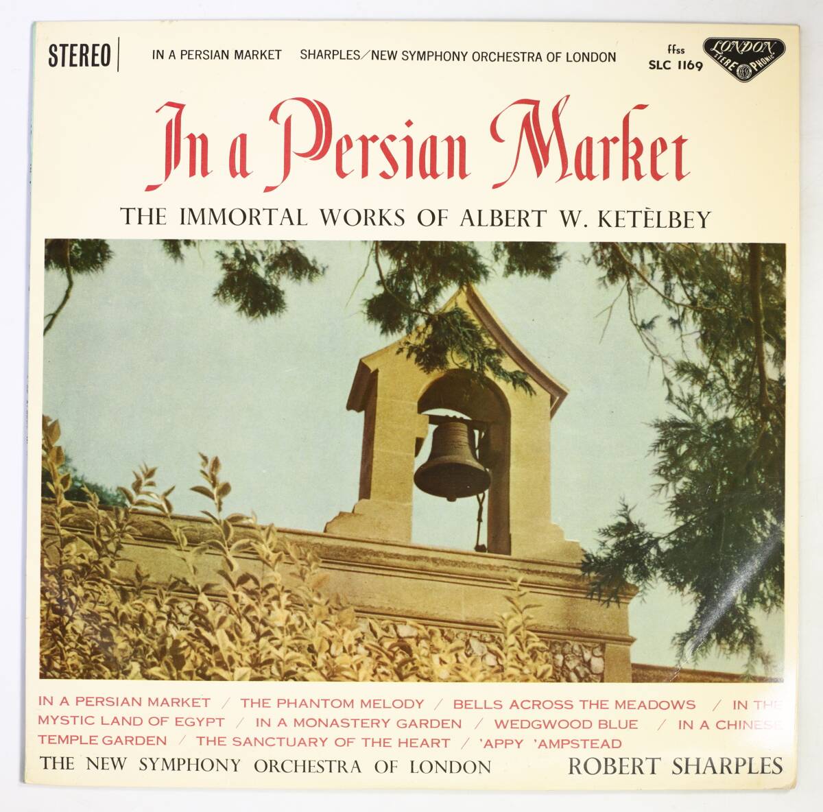 【日初期LP】シャープレス,ロンドン新響/ケテルビー:ペルシャの市場にて(並良品,LONDON,英メタル,FLAT,Robert Sharples)拍卖