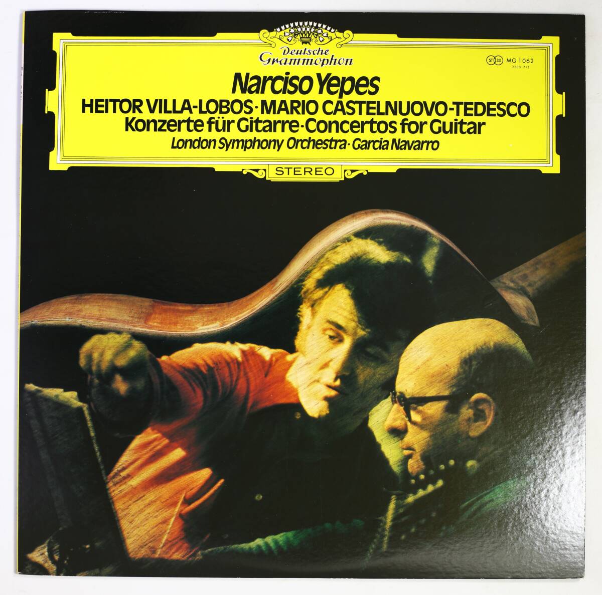 【日DG LP】イエペス,ナバロ,LSO/ヴィラ=ロボス,テデスコ:ギター協奏曲(並良品,1976,Narciso Yepes,Garcia Navarro)拍卖