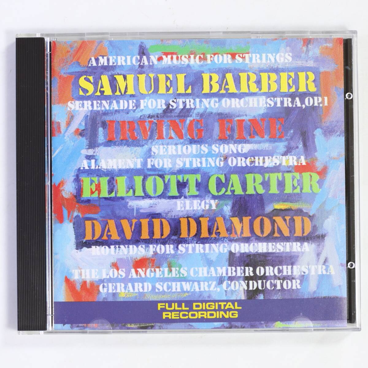 【US盤CD】シュワルツ,LA室内管/弦楽のためのアメリカ音楽(並良品,NONESUCH,Japan Press!,Gerard Schwarz)拍卖
