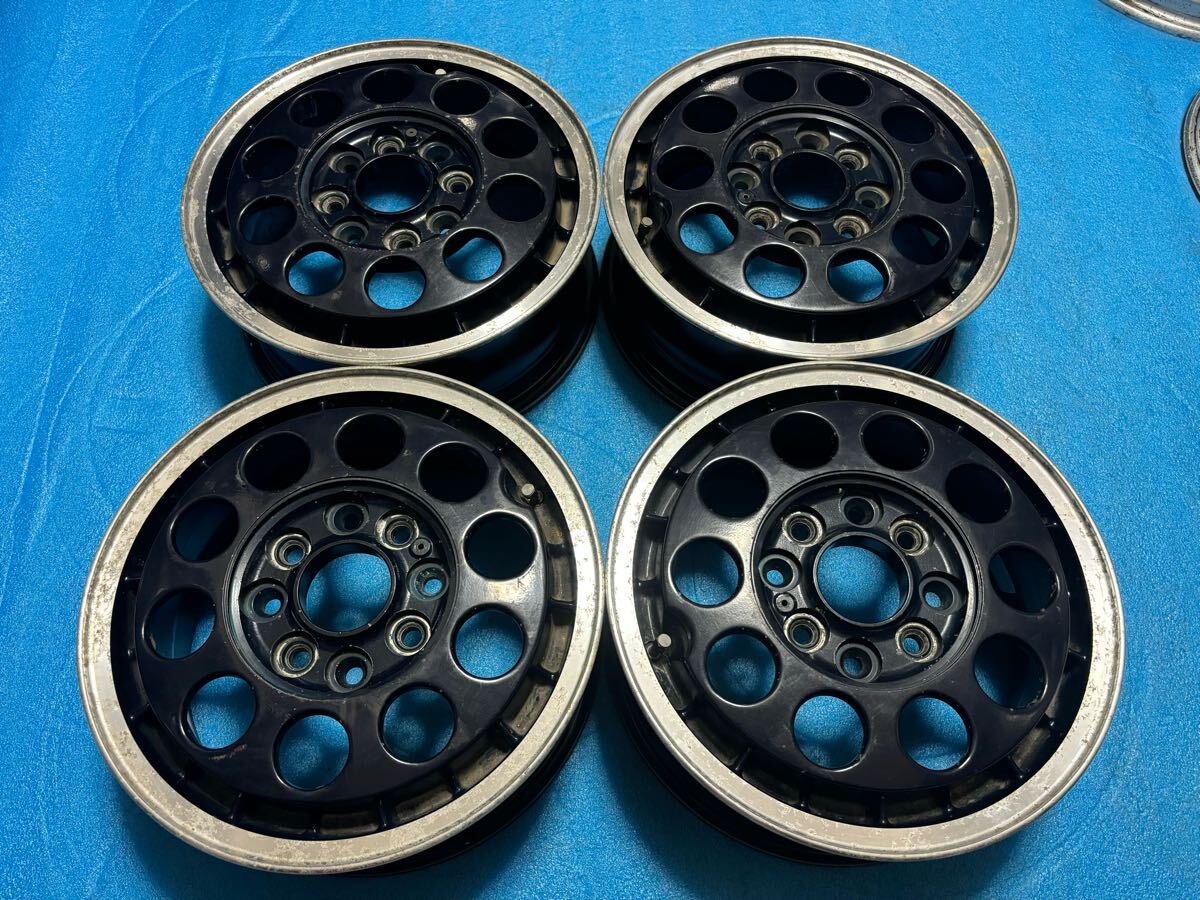 稀少! 当時物 AUTO STRADA アウトストラーダ 13インチ 13X5J +50 PCD 110/114.3/4H 中古4本 旧車 JAPAN 拍卖