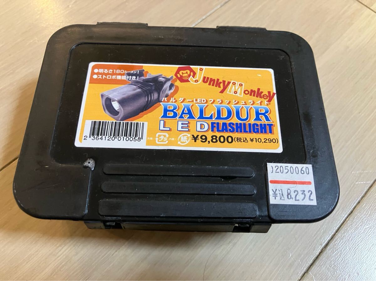 JUNKY MONKEY バルダー LED フラッシュライト 動作未確認 ジャンク扱い    ストロボ/アウトドア/拍卖