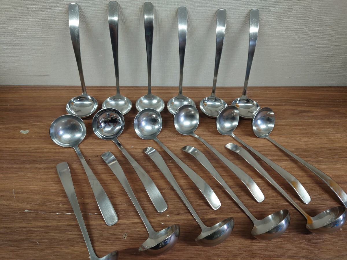 【安っ】お玉 17点セット オタマ 調理器具 厨房用品 まとめて ステンレス製 キッチンツール za43拍卖