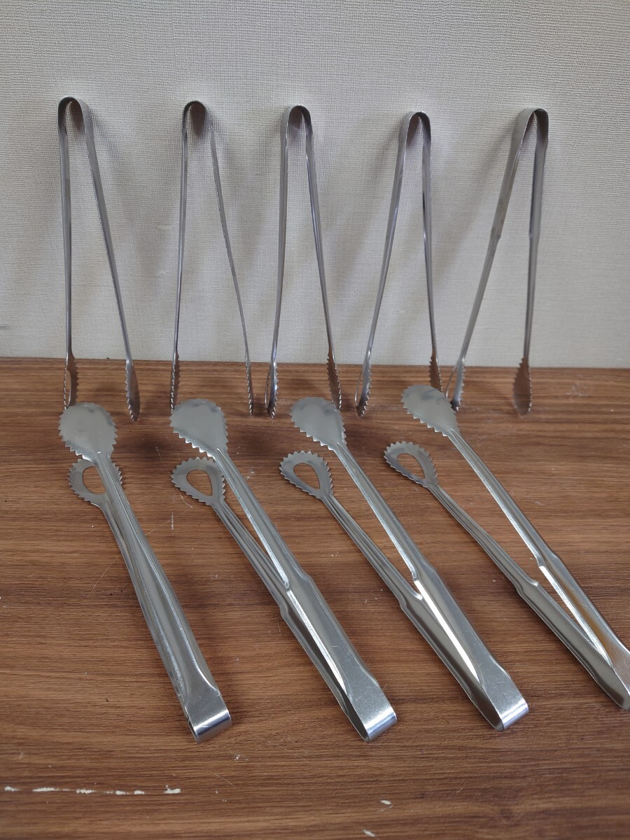 【安っ】トングセット 業務用トング サラダトング 9点セット 業務用品 厨房用品 厨房小物 調理器具 za44拍卖
