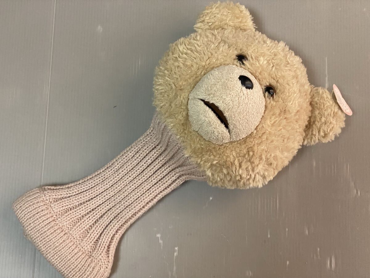 ted ヘッドカバー テッド キャラクターヘッドカバー ゴルフ 1W 3Wなどに拍卖