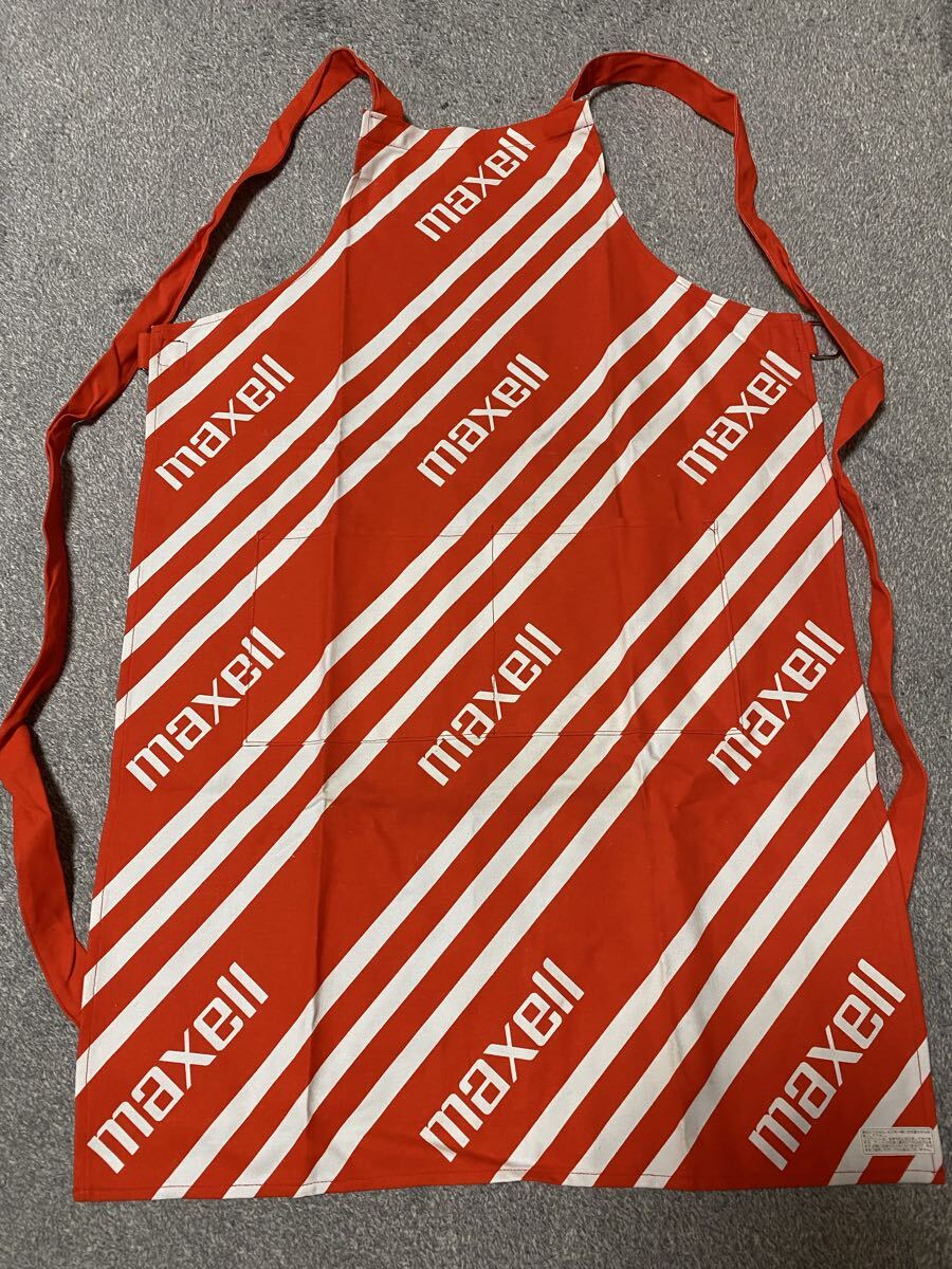 未使用 レトロ マクセル エプロン ノベルティ 拍卖