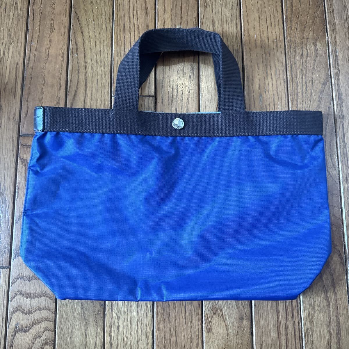 エルベシャプリエ トートバッグ ブルー 青拍卖