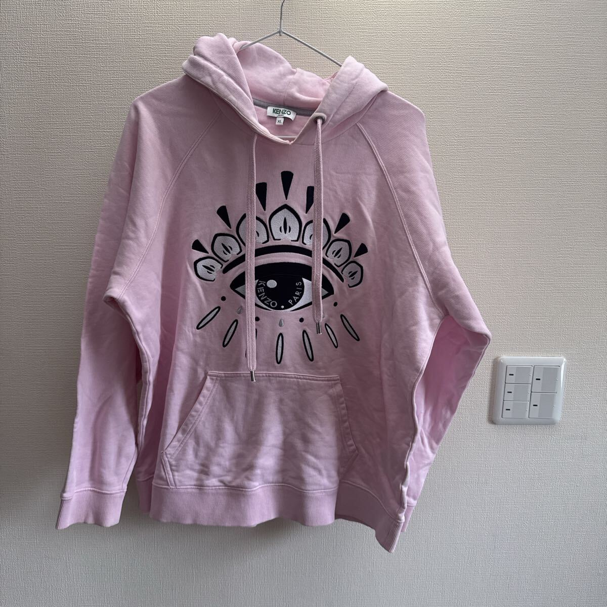kenzo フーディー パーカー xl ピンク拍卖