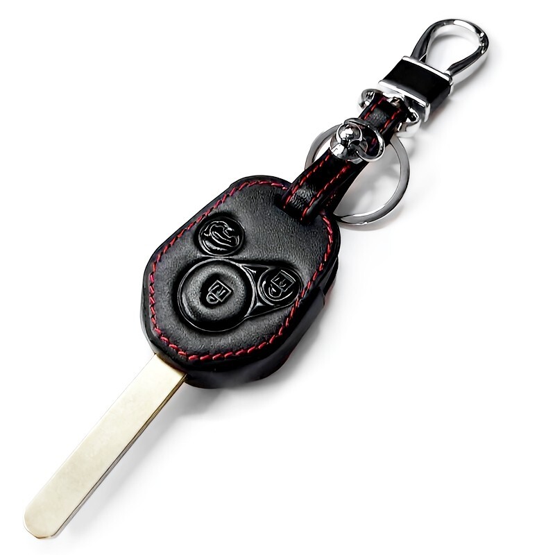 新品即決 スバル 牛本革 レザー スマートキーケース キーカバー レガシィアウトバック エクシーガ フォレスター インプレッサ アクセサリー拍卖