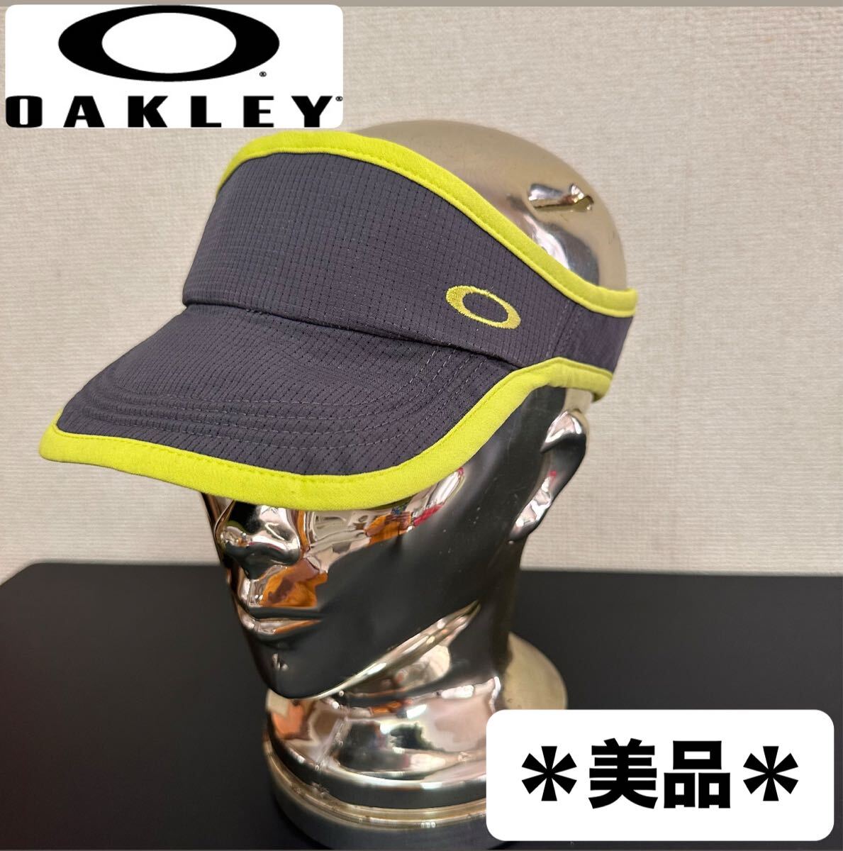 *美品*【OAKLAY】ソフト サンバイザー フリーサイズ ゴルフ y2k拍卖