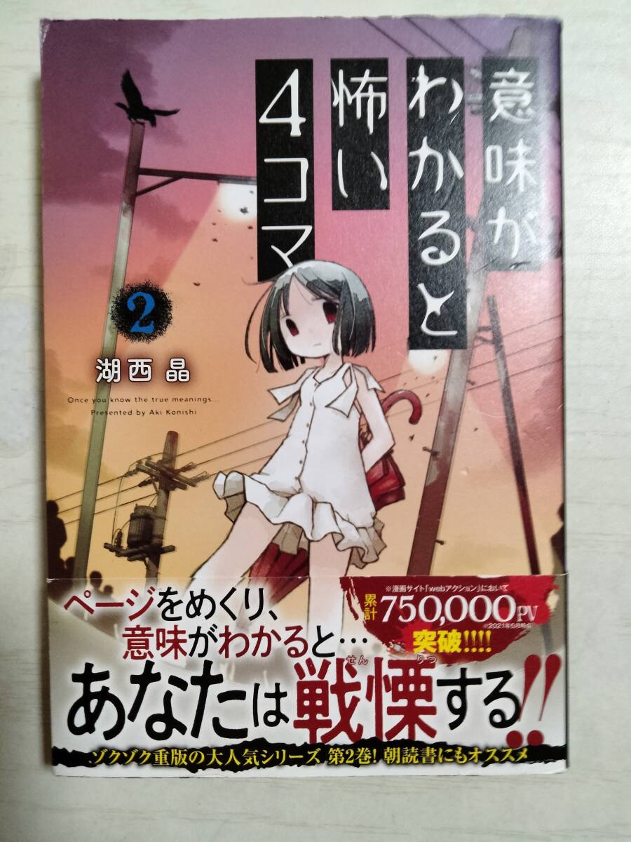 湖西晶/ 意味がわかると怖い4コマ 2巻拍卖