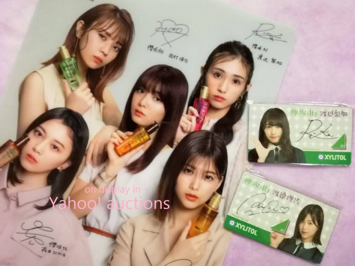 櫻坂46 (欅坂46)◇クリアファイル 3種3枚 & マグネット/ ロレアルパリ ロッテ 平手友梨奈 小林由依 田村保乃 森田ひかる 渡辺梨加 渡邉理佐拍卖