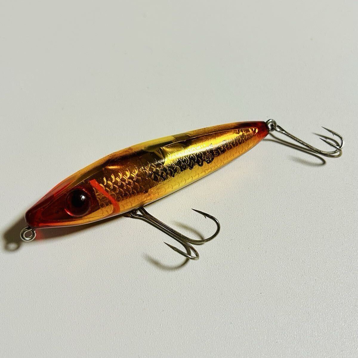 ミロルアー トップドッグjr TOP DOG jr 3トーンサンバースト リペイント 美品-① スミス ヘドン heddon ノーバイト拍卖