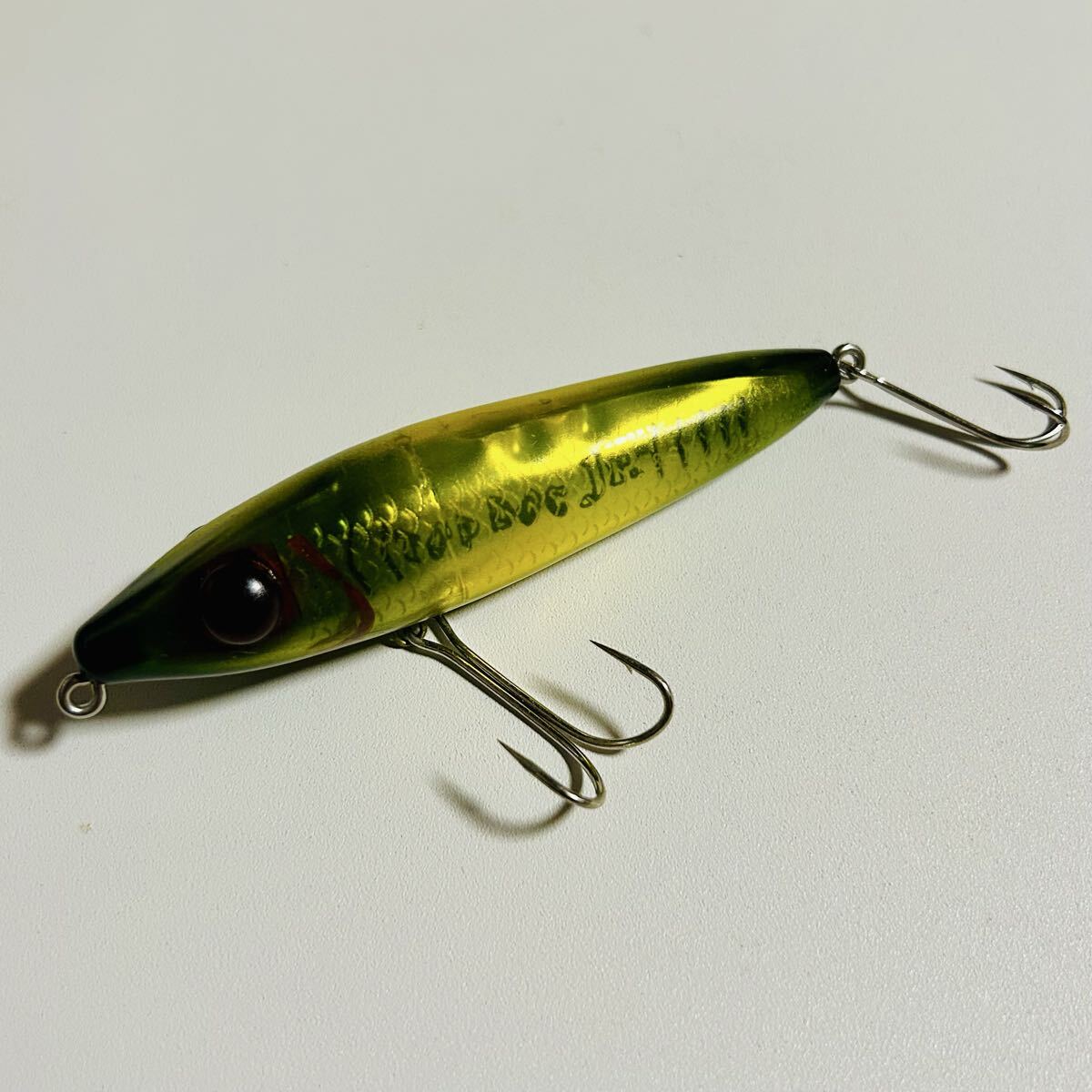 ミロルアー トップドッグjr TOP DOG jr 3トーンサンバースト リペイント 美品-② L&S ヘドン heddon ノーバイト拍卖
