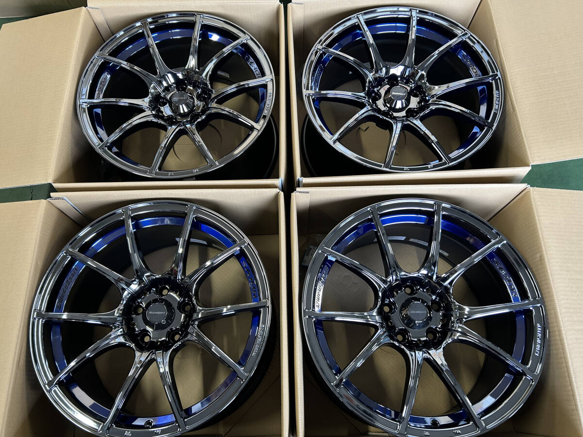 新品 WEDS ウェッズスポーツ SA10R 18x9.5+38 5/114.3 BLC GRヤリス JZX100 S14 S15 RX8 FD3S WRX STI VAB VAG CT9A CZ4A 4本セット 在庫有拍卖
