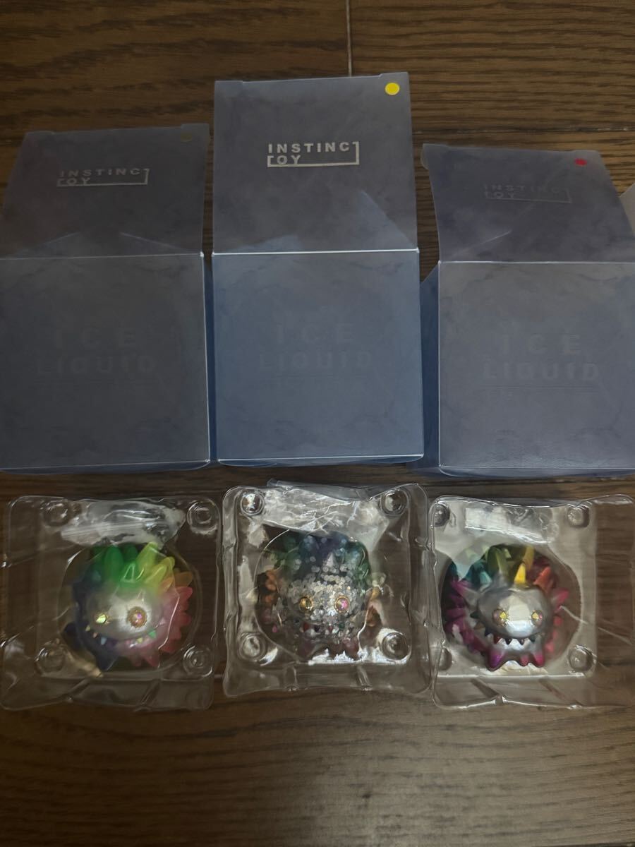 激レア 新品 ICE LIQUID 3種セット INSTINCTOY インスティンクトイ instinctoy ソフビ アイスリキッド アイス リキッド拍卖