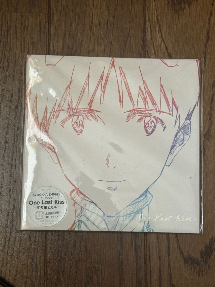新品未開封 宇多田ヒカル One Last Kiss 通常盤 限定 紙ジャケット 碇シンジ ②拍卖