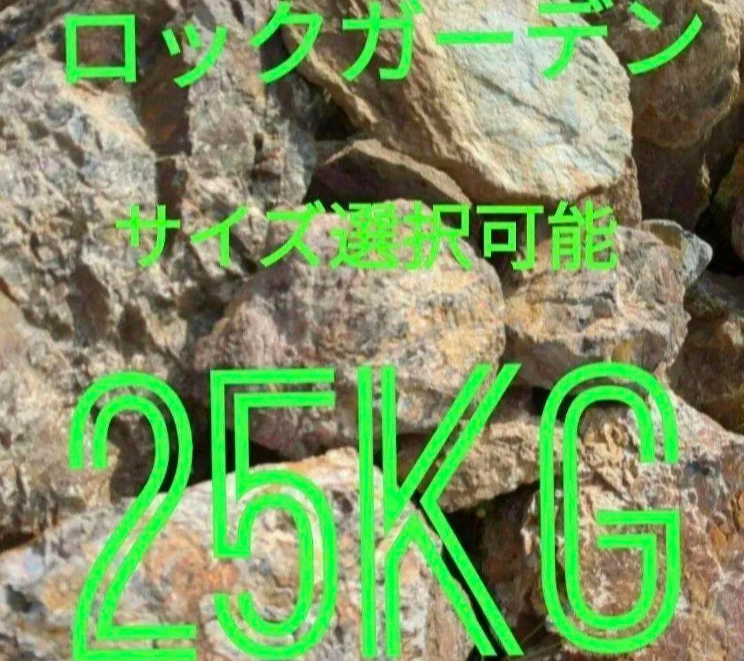チャート石 アガベ ロックガーデン サボテン ドライガーデン 約25キロ 石材 岐阜石 庭石拍卖
