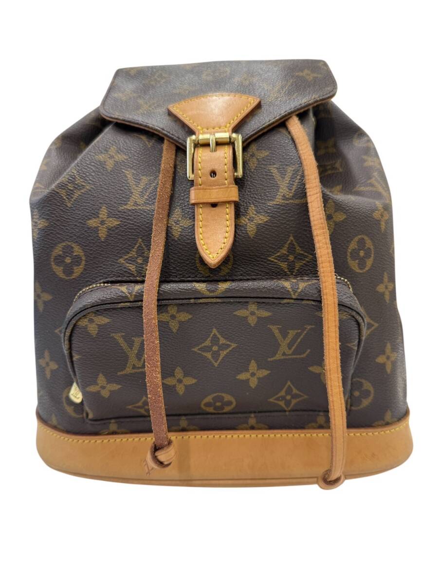 ●N7-8-5 LOUIS VUITTON ルイ・ヴィトン モノグラム モンスリ リュック リュックサック SP0989拍卖