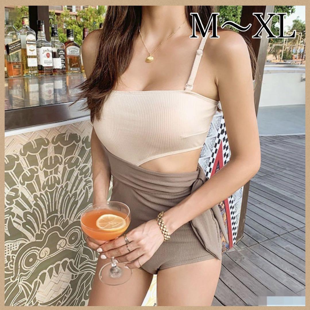 新品未使用 レディース 水着 セパレート アイボリー カーキ 可愛い おしゃれ拍卖