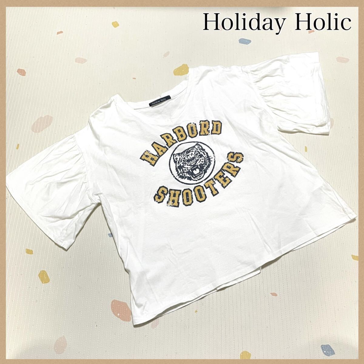 Holiday Holic レディース トップス 半袖 カジュアル Tシャツ トップス カットソー拍卖