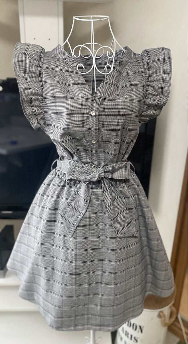 美品CECIL McBEE チェック ワンピース拍卖