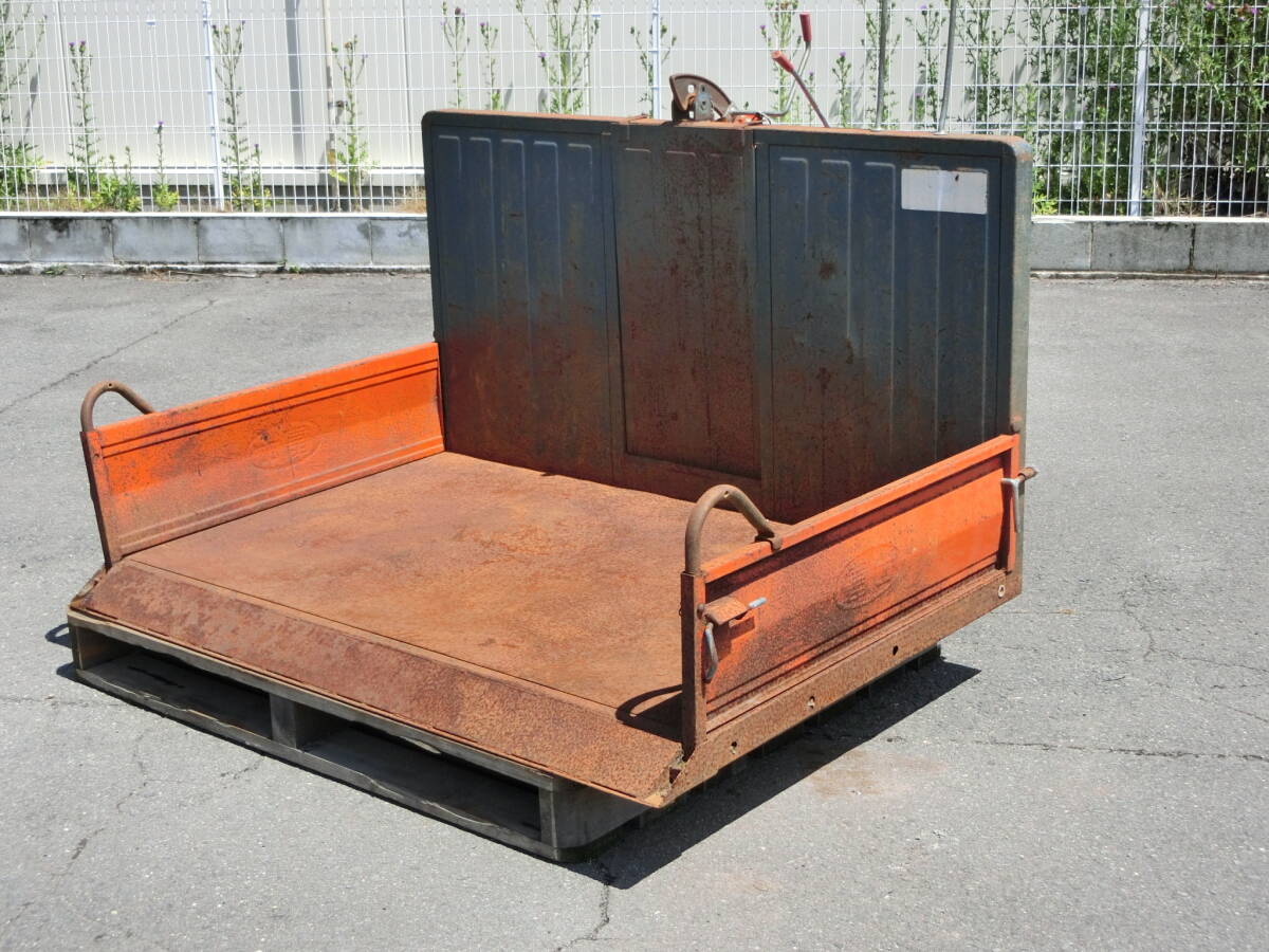 山形 冨士 整地キャリア DC1500型 作業幅1500mm 手動ダンプ 土寄せトラクターダンプ 除雪 運搬 農機具市場寒河江店拍卖