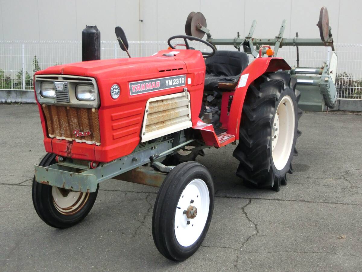 山形 ヤンマー トラクター YM2310 1462時間 両前輪新品タイヤ バッテリー新品 農機具市場寒河江店拍卖