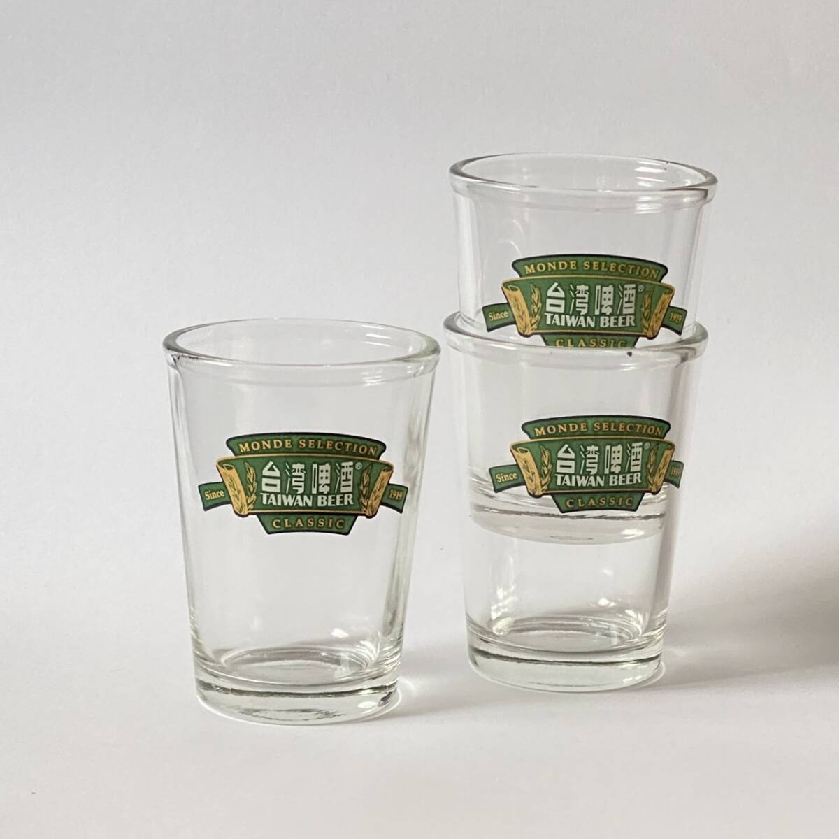 台湾◆レトログラス◆帯印 台湾ビールグラス◆台灣酒◆ヴィンテージ拍卖