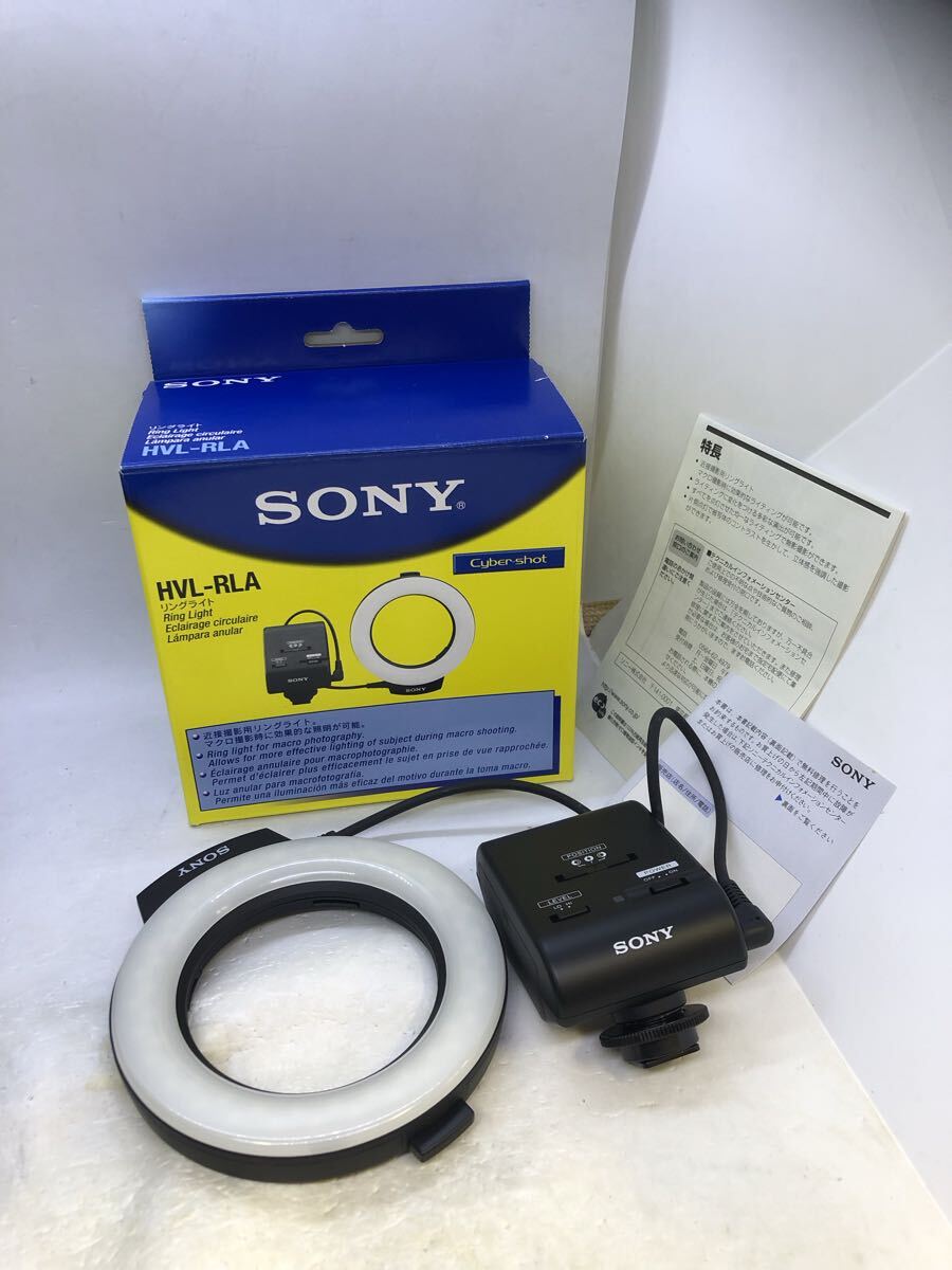 ★極上品★安心動作保証付き★ SONY ソニー リングライト HVL - RLA 付属品多数付き拍卖