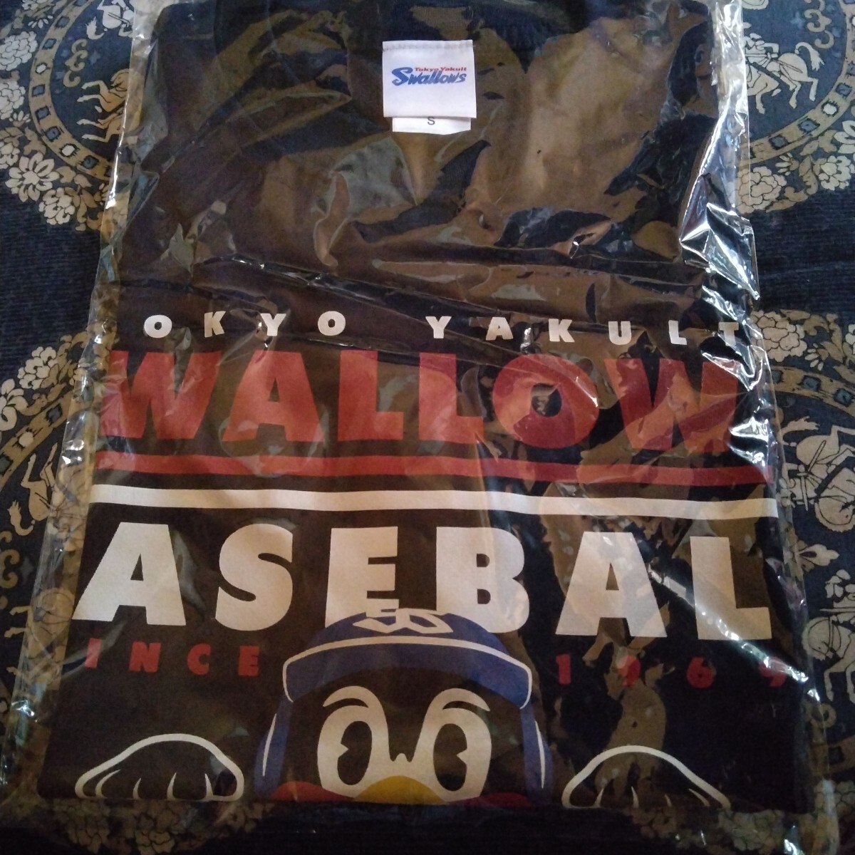 【WR】■つば九郎■Tシャツ ■ブラック■サイズS■ヤクルトスワローズ拍卖