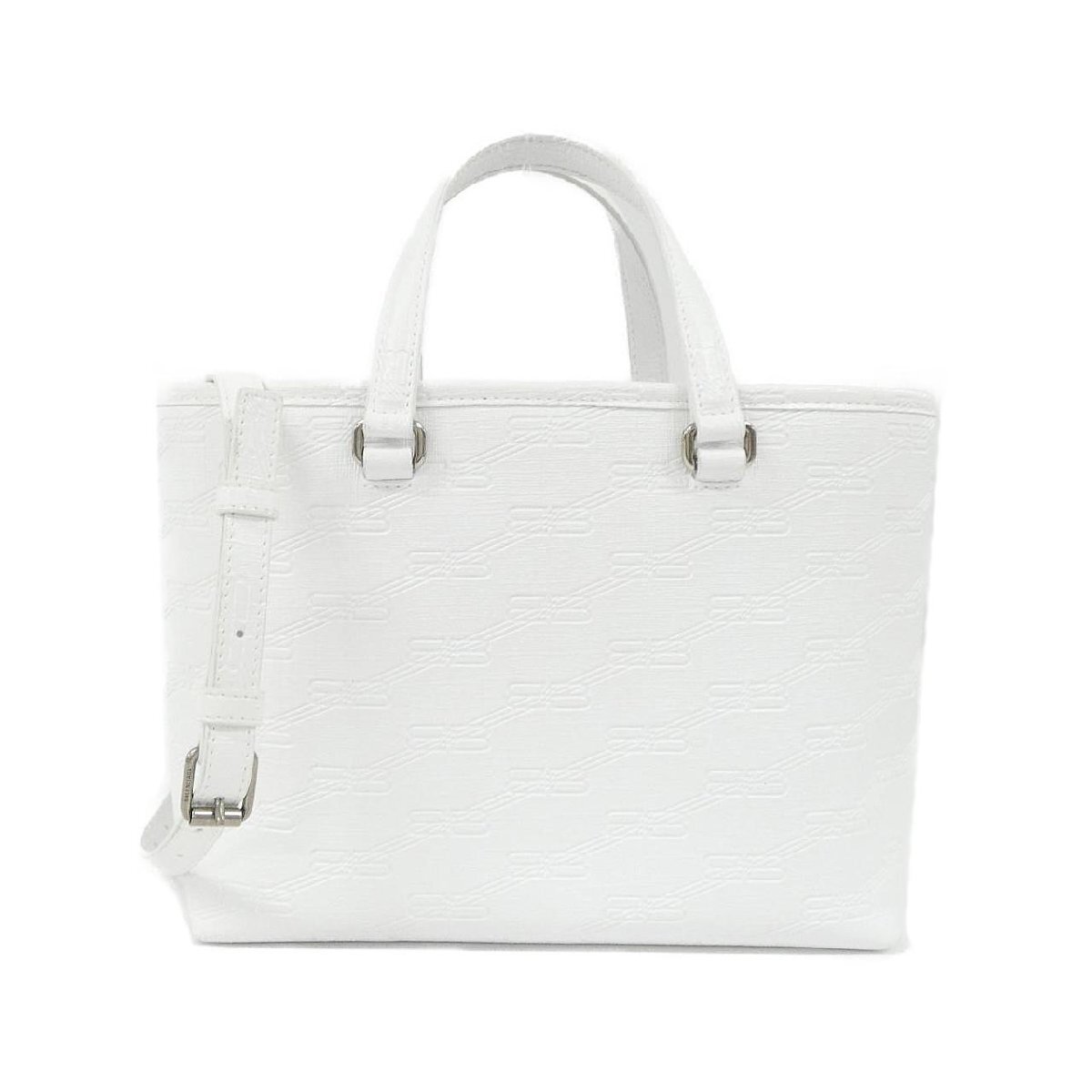 バレンシアガ BB MONOGRAM シグネチャー スモール ショッパー バッグ 702699 210EX バッグ拍卖