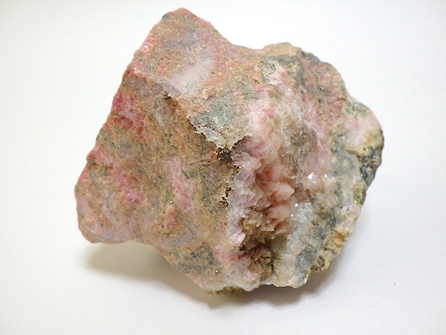 ★ 天然石 北海道 大江鉱山産 菱マンガン鉱 黄鉄鉱 閃亜鉛鉱 原石 結晶標本 ④ ロードクロサイト インカローズ ★ H545 Rhodochrosite拍卖