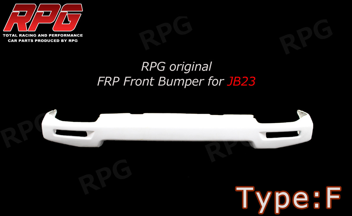 【沖縄・離島への配送不可】決算セール ジムニー JB23W FRP フロント ハーフ バンパー タイプF拍卖
