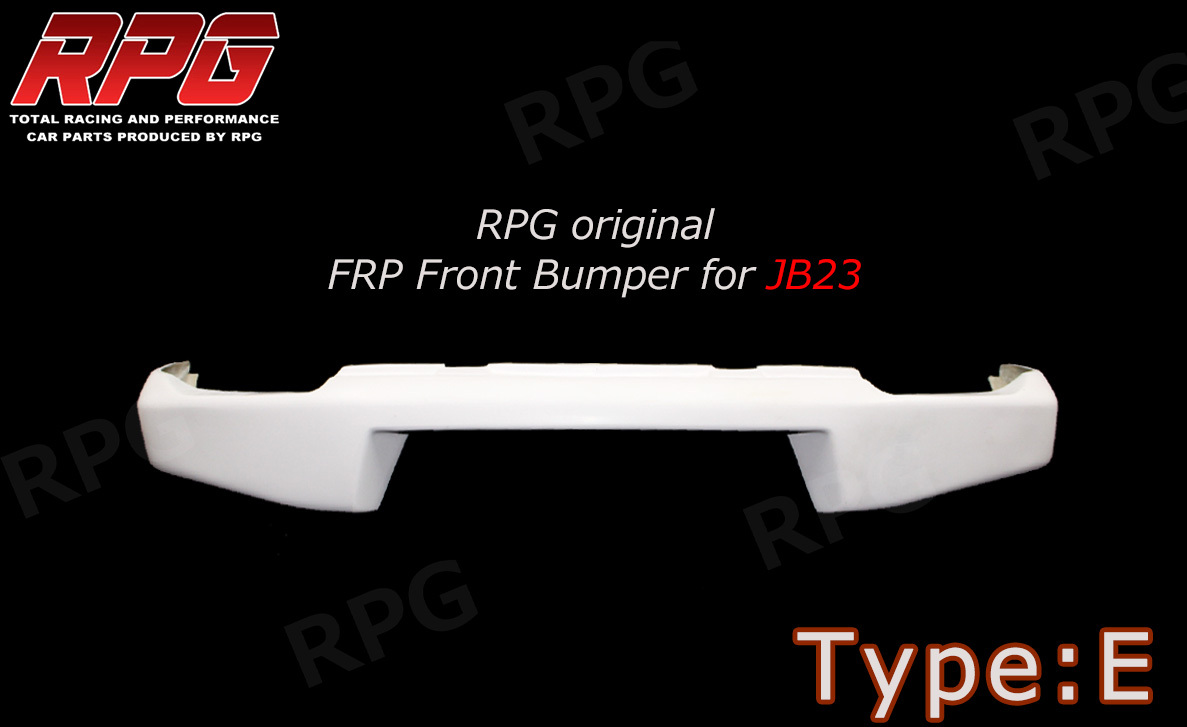 【沖縄・離島への配送不可】決算セール ジムニー JB23W FRP フロント ハーフ バンパー タイプE拍卖