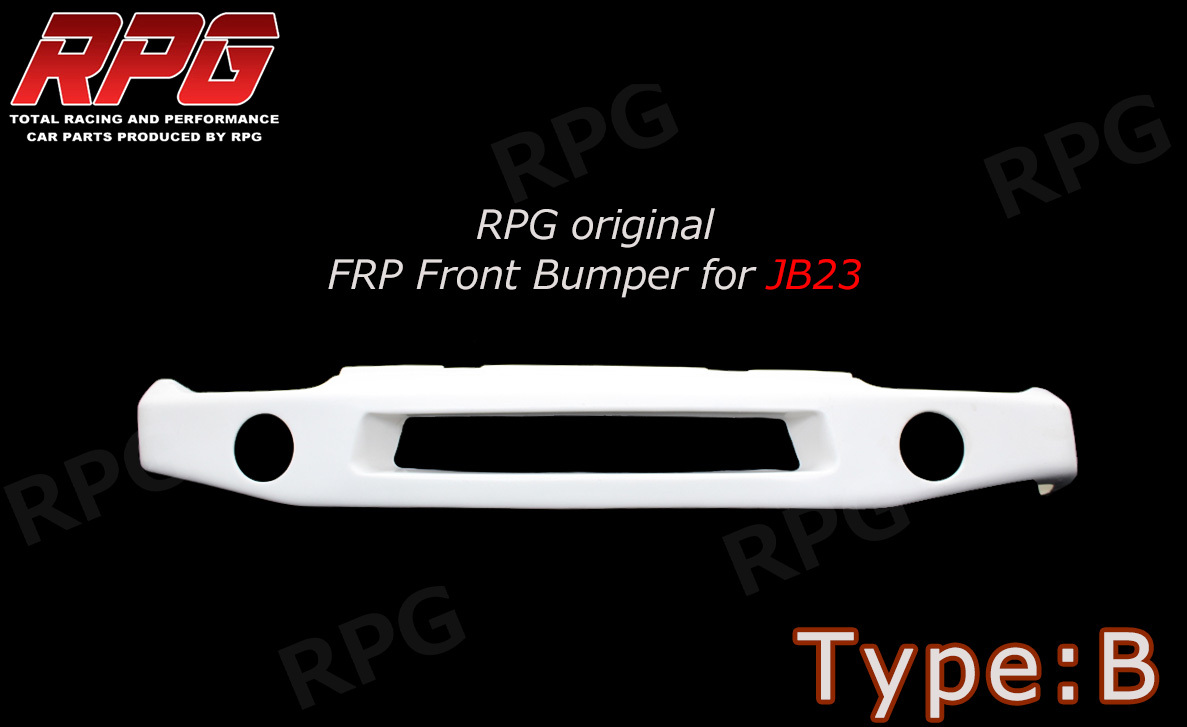 【沖縄・離島への配送不可】決算セール ジムニー JB23W FRP フロント ハーフ バンパー タイプB拍卖