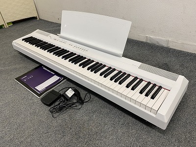 P6334)直取直配のみ YAMAHA 電子ピアノ P-105WHヤマハ/キーボード/アダプター付き/13年 埼玉県朝霞市拍卖