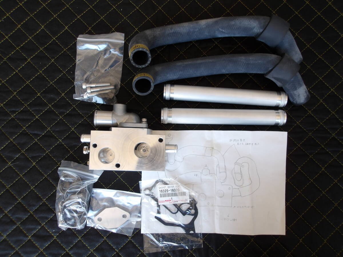 新品絶版ガレージアネックス AE86 4AG 5バルブスワップ 水廻りキット 水回り 水周り レビン トレノ AE111 AE101 20バルブ(NH倉庫:管理112)拍卖