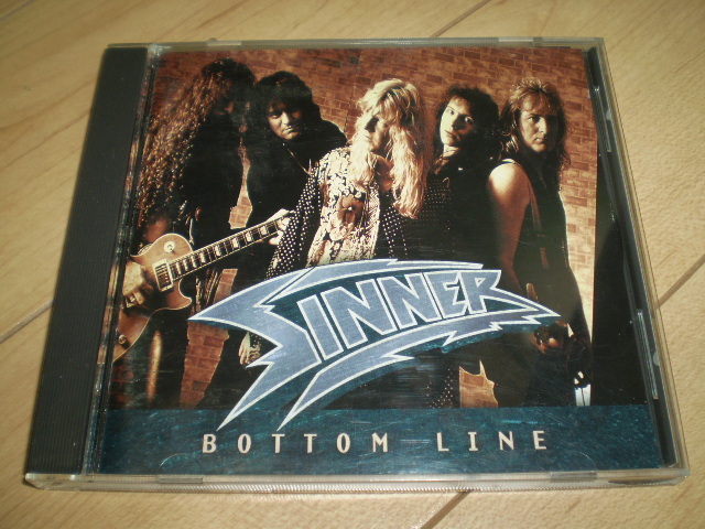 ○国内盤!SINNERシナー / BOTTOM LINE*正統派ヘヴィ・メタルハードロックAORメロハーGLAM/SLEAZY/HAIRヘアメタルLAメタル拍卖