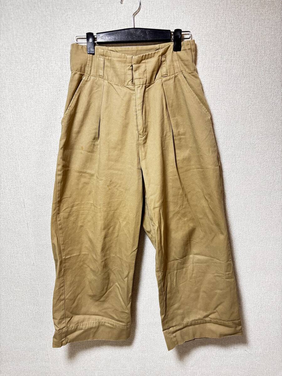 d4602◆ニコル179/WG ワイドパンツ36ベージュ拍卖