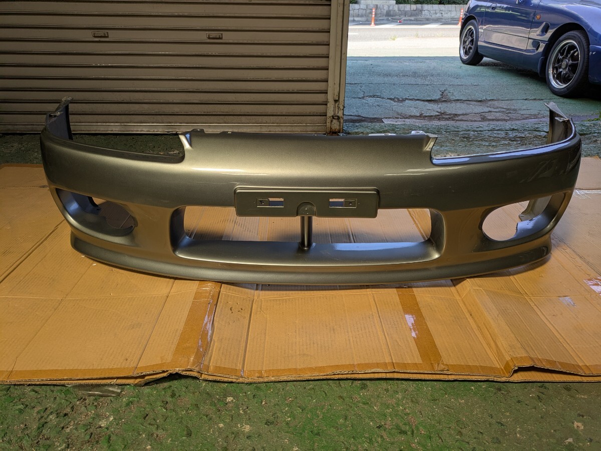 シルビア S15 日産 純正 フロントバンパー 純正シルバー バンパー シルバー NISSAN 15シルビア拍卖