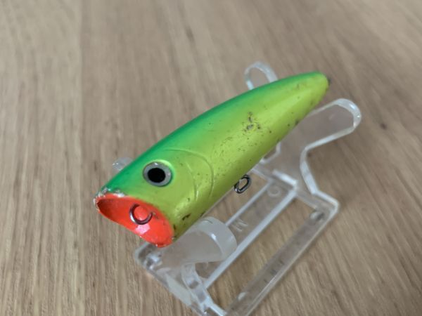 メーカー不明ポッパー65㎜6g チャート系カラー 箱40-2拍卖