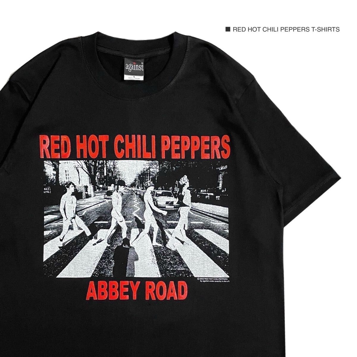 RED HOT CHILI PEPPERS レッチリ Lサイズ 半袖 Tシャツ ロック バンドT アビーロード拍卖