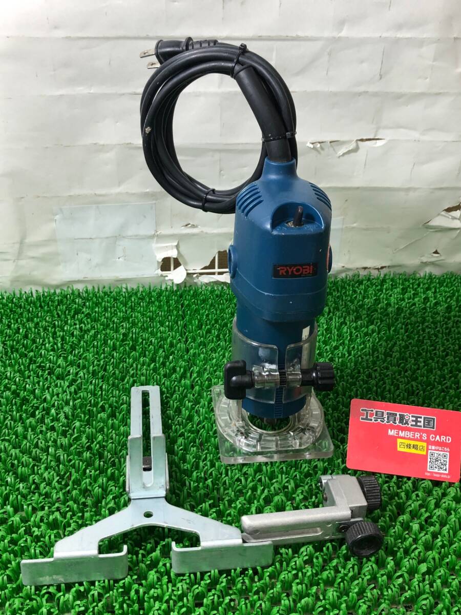 中古品 電動工具 ★リョービ(RYOBI) トリマ TRE-40 軸径6mm 628001A 木工 木材加工.溝加工.ホゾ.面取り. ITP88AI3SG81拍卖