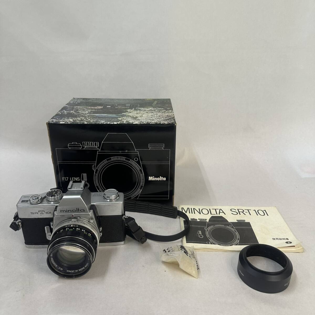 【ジャンク】MINOLTA ミノルタ SR-T101 35mmフィルム一眼レフカメラ【中古/現状品】拍卖