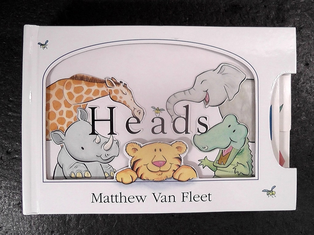【洋書】 Heads ヘッズ ボードブック 絵本 ★ 2010年 しかけ絵本 仕掛け絵本 えほん Matthew Van Fleet マット・ヴァン・フリート 知育 /N拍卖