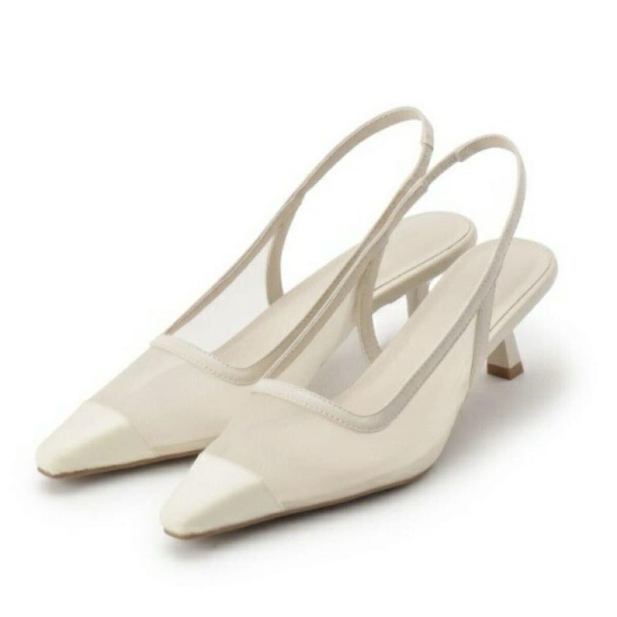 ポインテッドトゥチュールバックストラップミュール/エスペランサ 靴拍卖