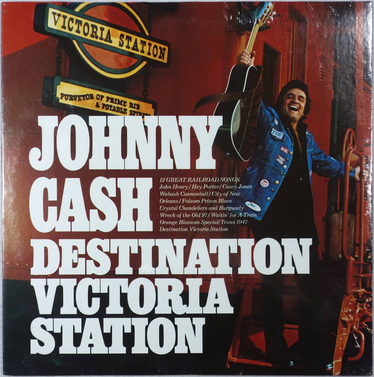 ◆JOHNNY CASH/DESTINATION VICTORIA STATION (US LP/Sealed)拍卖