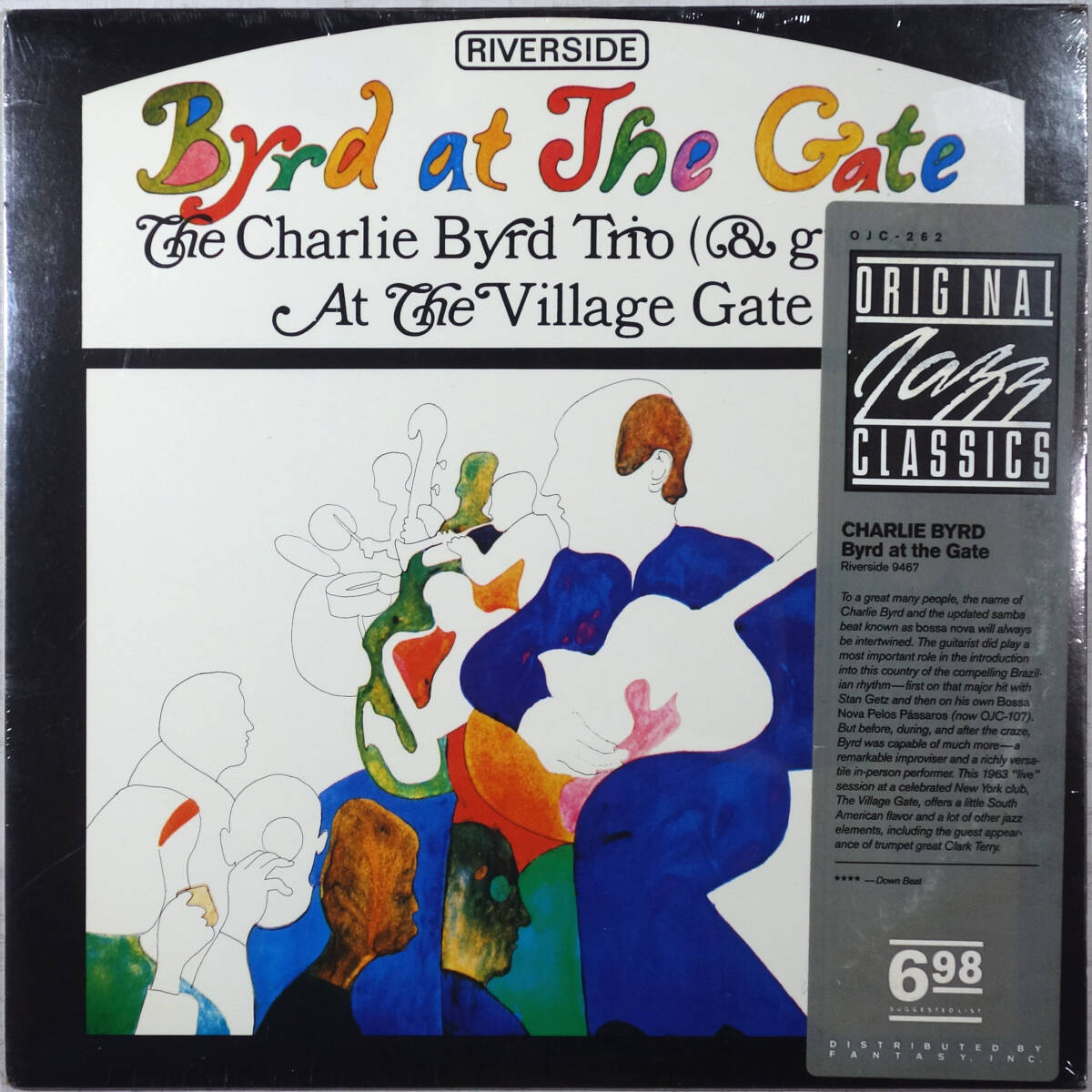 ◆CHARLIE BYRD TRIO & GUESTS/BYRD AT THE GATE (US OJC LP/Sealed) -Clark Terry, Seldon Powell, Riverside拍卖