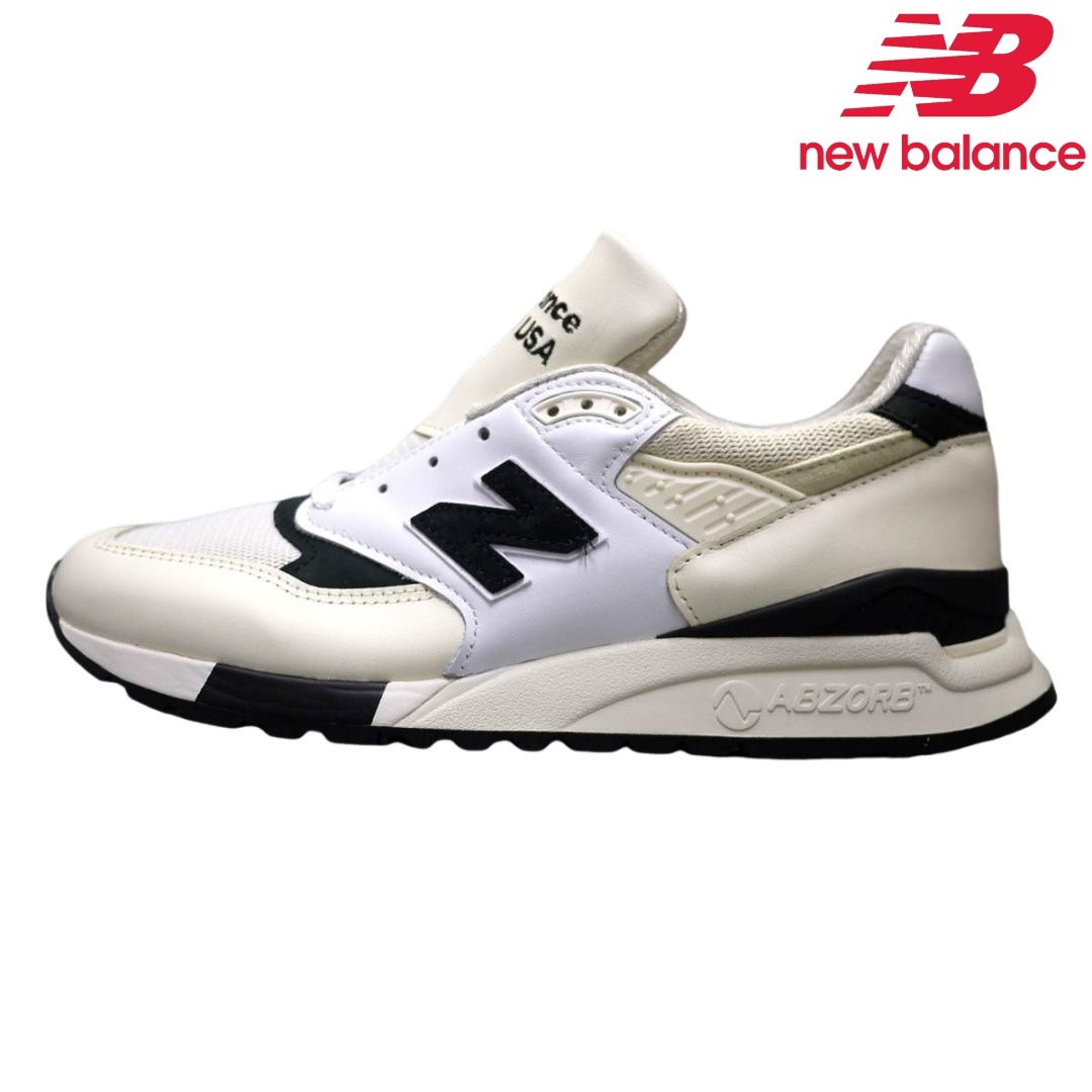新品US正規 ニューバランス XU998TI (US10/28cm/ワイズD) ホワイト/ブラック new balance 30周年 Made in USA ユニセックス / fa600拍卖