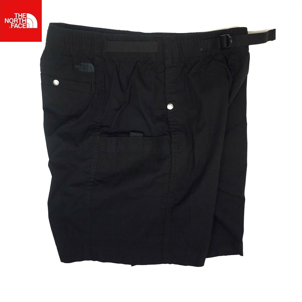 US限定新品 ノースフェイス ストレッチ リップストップ ベルト付カーゴショートパンツ S 黒 FLASHDRY/速乾THE NORTH FACE日本未発売/ka905拍卖